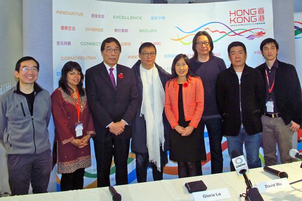 香港导演严浩和胡大为参加多伦多亚洲国际电影节