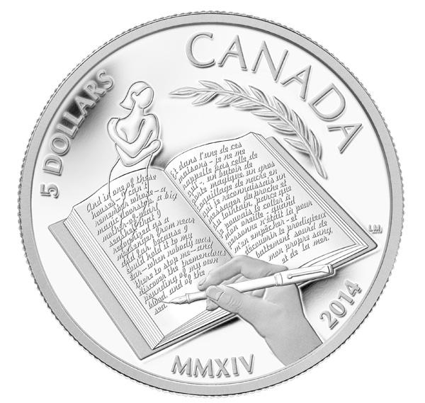 加拿大皇家铸币厂发行银币 颂扬诺贝尔文学奖得主门罗的文学成就
