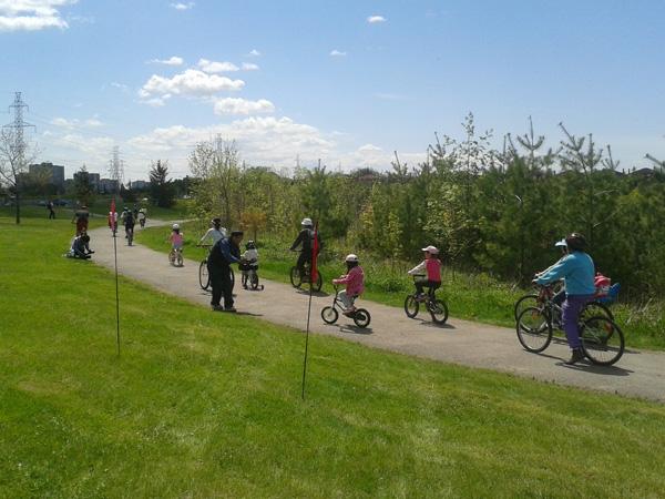 士嘉堡北区绿色自行车环路开通仪式掠影