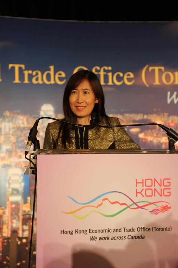 香港经贸处举办庆祝新年晚会 经贸处处长卢洁玮强调香港具「一国两制」优势是可靠伙伴