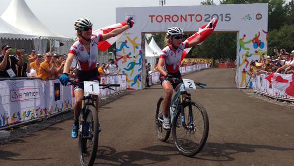 加拿大选手获得泛美运动会女子山地自行车赛金银牌