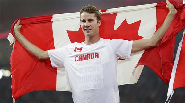 加拿大运动员在田径世锦赛取得好成绩， 以跳高金牌结束