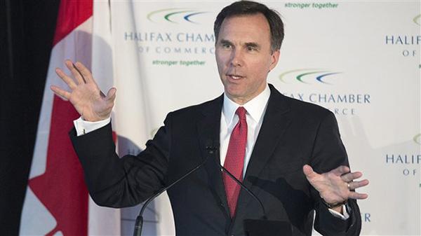 加拿大财长宣布财政赤字将高过以往预期