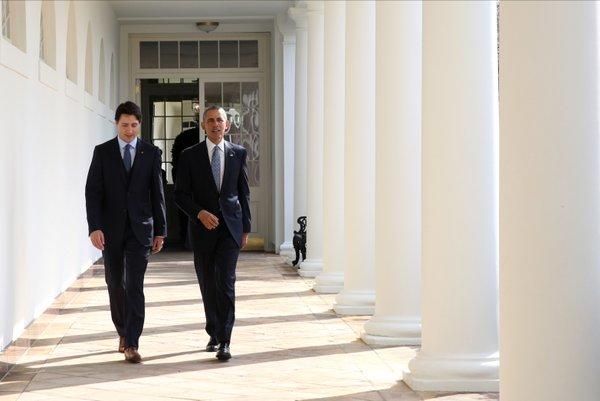 ”加拿大和美国有相同的价值观“——总理杜鲁多会晤美国总统奥巴马后的声明
