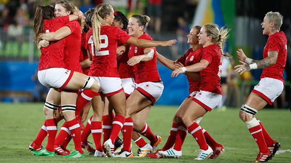 加拿大女子7人制橄榄球队获得巴西奥运铜牌
