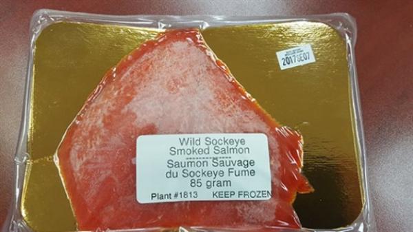 加拿大食品安检局下令回收两种烟熏三文鱼