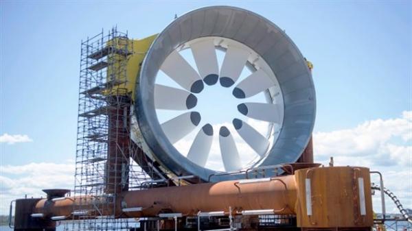 芬迪海湾巨型潮汐发电机成功发电