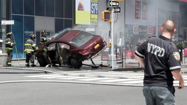 一个加拿大人在纽约时代广场被撞成重伤