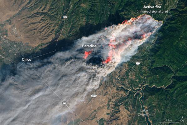 加利福尼亚州历史性致命大火Camp Fire：灾情、反应和反思