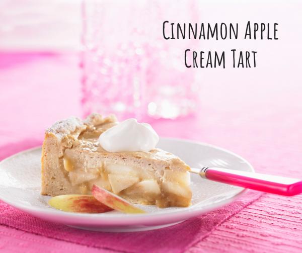 Cinnamon Apple Cream Tart