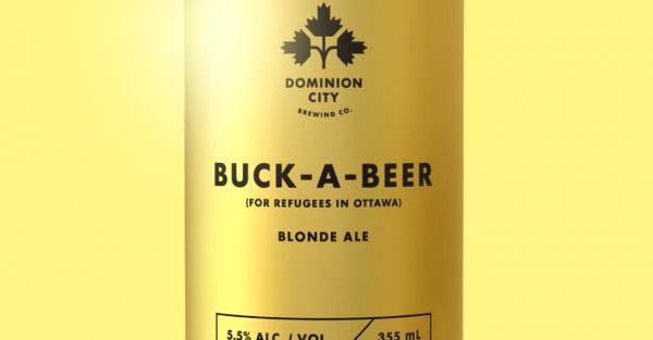 渥太华啤酒商接受“一元啤酒计划”，每出售一罐啤酒将捐出一元帮助安置难民